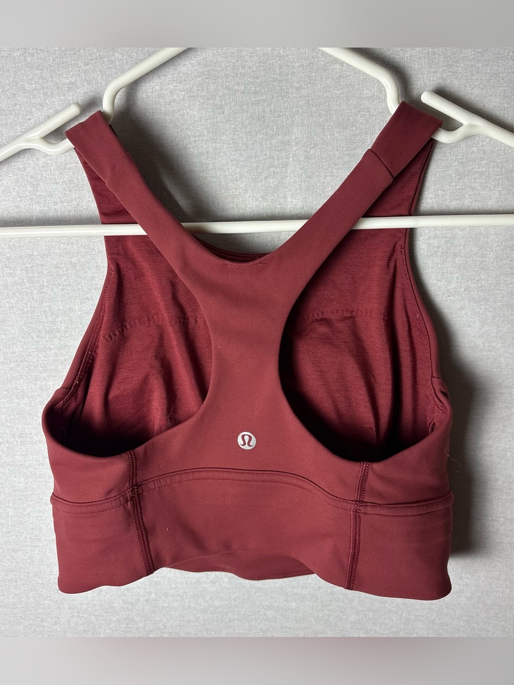 Lululemon Wunder Train Longline Bra Size 6 Mulled Wine W2CNSS